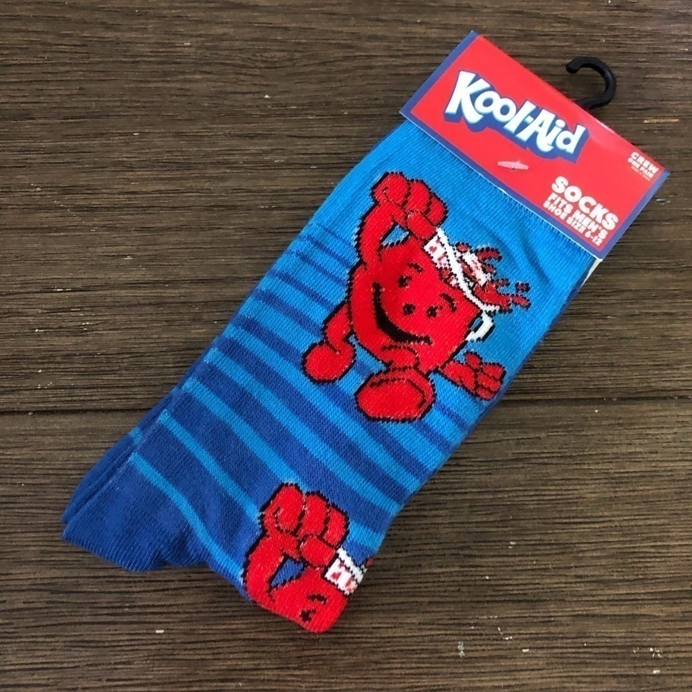 Kool-Aid Food novelty men’s crew socks